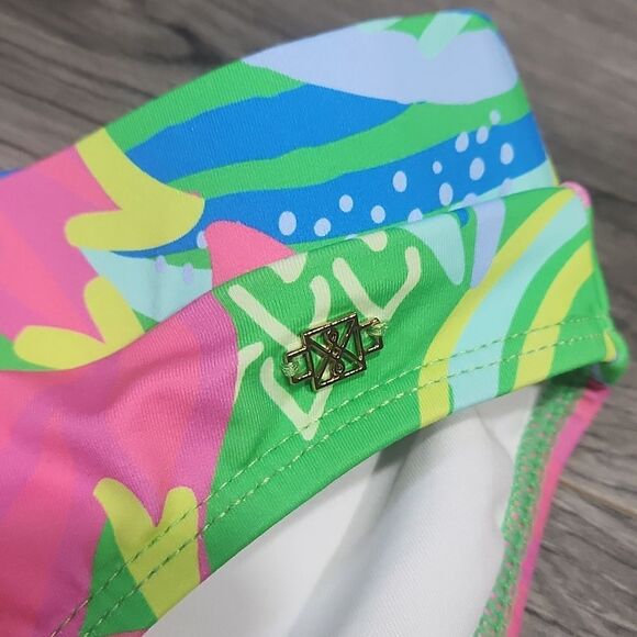 NWT Michelle McDowell Bright Chloe River Iris Teal Bikini - Picture 3 of 8